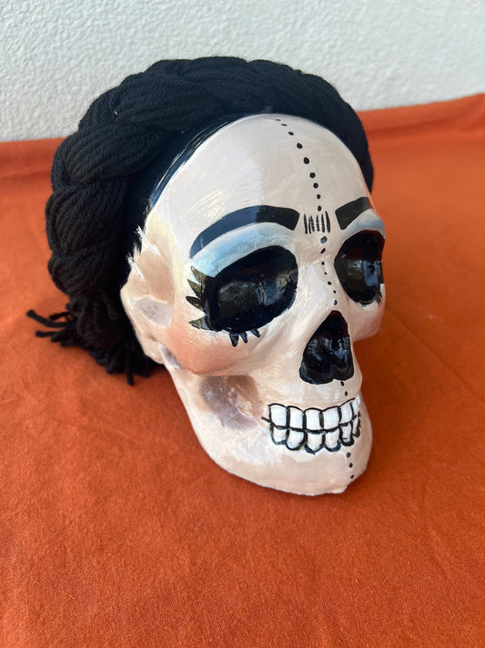 Women skeleton face